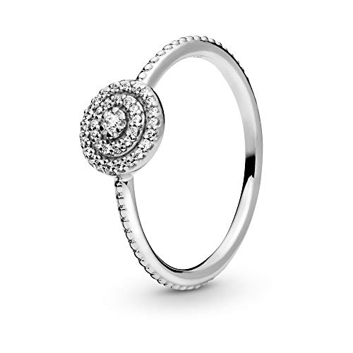 Pandora Jewelry Elegant Sparkle Cubic Zirconia Ring in Sterling Silver