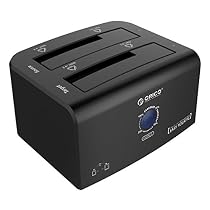 ORICO Tool Free, SuperSpeed USB3.0 & eSATA, 2.5 & 3.5 inch SATA Hard Drive Docking Station - Black(8628SUS3-C)