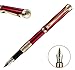erofa REGAL Dragon & Phoenix Collection Fountain Pen Red Color, Classic Design, Medium Nib Gift Box Set & Ink Refill Converter