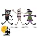 FAVONIR™ Halloween Party Favor Supplies Stuffers 48 PCs Goody Bag Assortment, Flash Lights Self-Ink Stampers, Bendable Characters, Magic Springs. Kids Trick Treat Toys. Reward Prizes, carnival Events