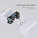 AUKEY Wi-Fi Smart Plug (2 Pack), Mini Socket Compatible with Alexa, Google Assistant, No Hub Required, Compatible with IFTTT and AUKEY Home App