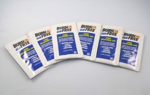 BURNFREE Pain Relieving Gel, 3.5 gram Packets - Quantity: 6