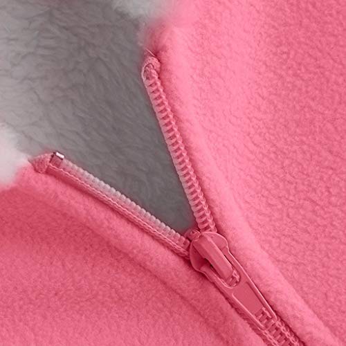 image for Aunimeifly Women's Ladies Shearling Zipper Warm Winter Hooded Outerwea