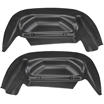 Amazon Com Husky Liners 79011 Black Rear Wheel Well