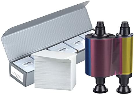 Evolis R3314 YMCKO Color Ribbon + 500 PVC Cards