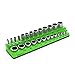 Olsa Tools Magnetic Socket Organizer | 3/8-inch Drive | SAE | Green | Holds 26 Sockets | Professional Quality Tools Organizer