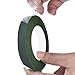 eBoot 3 Pack Floral Tape Stem Wrap 1/ 2 Inch x 30 Yards with 22 Gauge Paddle Wire, Dark Green