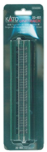 N 186mm 7-5/16" Plate Girder Bridge, Green