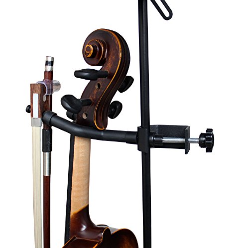 image for Vizcaya Violin Stand VLH10 Violin Hanger With Bow Peg Attachment for M