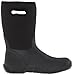 ROPER Mens Barnyard Round Toe Pull On Rain Casual Boots Mid Calf - Black