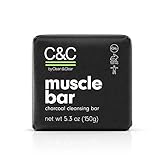 C & C by Clean & Clear Muscle Bar Charcoal