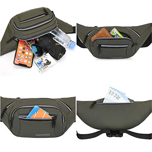 Waterdichte Bumbags voor Vrouwen Dames Mannen Bum Heuptas met Reflecterende Strip Fanny Packs voor Wandelen Reizen… - Image 4