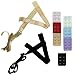 kilofly Low Back Bra Strap Converter Value Pack [Set of 2, Black & Beige + 7 Bra Back Extender, 3 Rows x 2 Hooks]