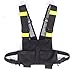Radio Chest Harness, Universal Radio Carry Case, Tractical Front Pack Pouch Holster Vest Rig Chest Bag Holder for Two Way Radio Walkie Talkie, Rescue Essential for Men Women Hiking Camping