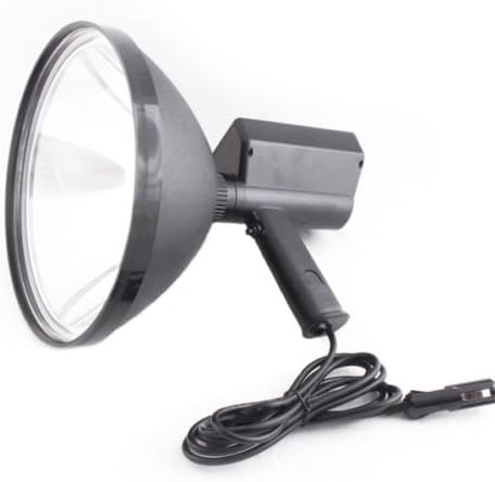 Light up to 1500 meters 8000 Lume 12V 100W HID 9 Inch 240mm Handheld Camping Hunting Fishing Super Strong Light Spotlight Off Road