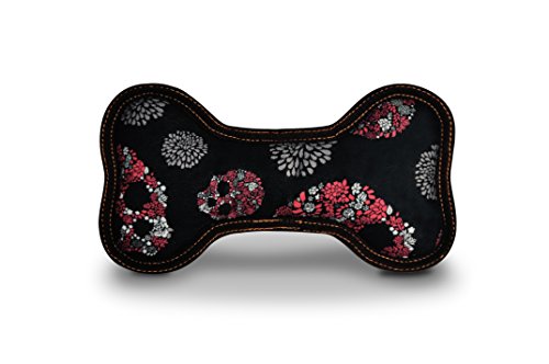 P.L.A.Y. - Small Skull and Roses Eco-Bone with Squeaker