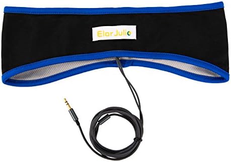 Elar Julie -Superfine lycea sleeping earphone,built-in ultra-thin speakers.Perfect configuration for perfect sleeping,outdoor sports,air travel and relax, adapt to all of your phones-(BLUE)