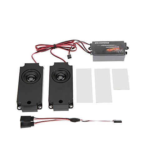 GoolRC Second Generation Cool Throttle Linkage Groups Engine Sound Simulator With 2 Speakers for R/C Sports Car
