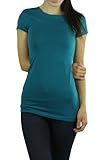 ToBeinStyle Women's Knit Shortsleeve Crewneck T-Shirt