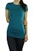 ToBeinStyle Women's Knit Shortsleeve Crewneck T-Shirt