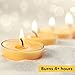 100% Pure Beeswax Candles - 20PC Organic Candles Non Toxic - Fill Your Home With the Warm Glow of Natural Beeswax Tealight Candles - Makes the Perfect Gift