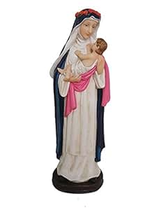 Amazon.com : 12" Santa Rosa de Lima Statue St Catholic Saint Rose of
