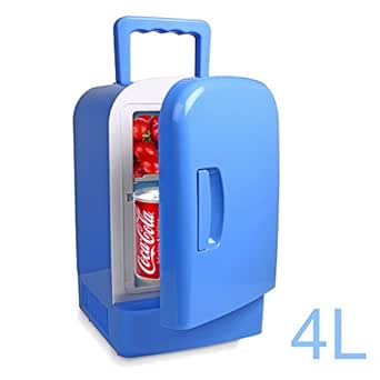 URAQT Mini-Frigorífico con Compartimento Congelador, Portatil ...