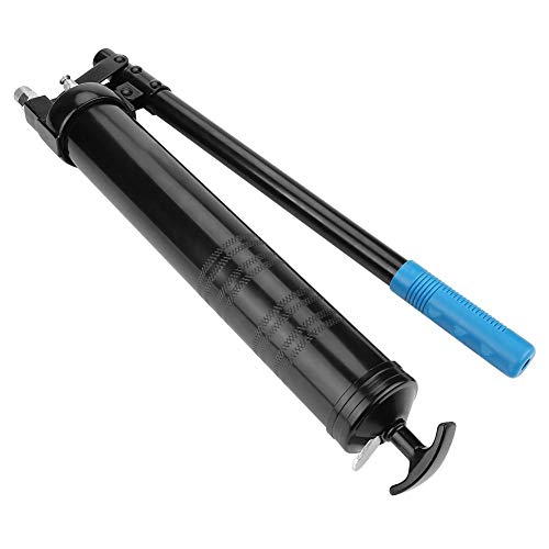 Grease Gun, 600cc Heavy Duty High Pressure Grease Gun Manual Level Hose Lubrication Tool