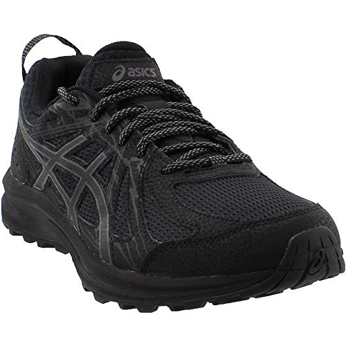 ASICS 1011A138 Men's Frequent Trail (4E) Running Shoe, Black/Carbon - 11 4E US