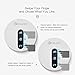DIGOO DG-SD10 Transmitter Self-powered Waterproof Doorbell，Unique Sliding Button 58 Melodies 4 Levels Volume Adjustment Door Bell White