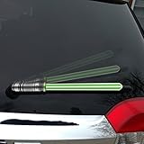 WiperTags ORIGINAL WipeSabers Reflective Saber for Rear Wipers (MASTER Green)