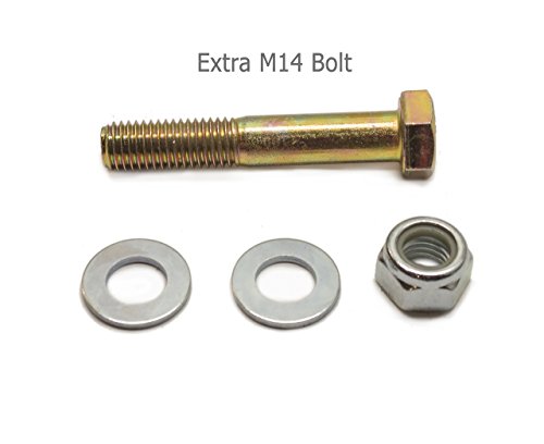 Jeep Wrangler JK Track Bar and Lower Control Arm Bolt Upgrade Kit + Extra M14 Bolt