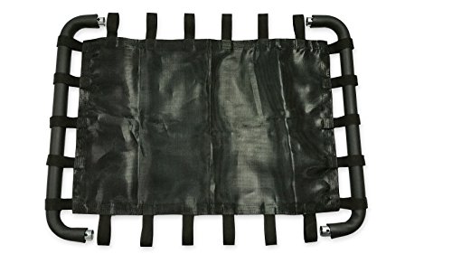 Mega Mat Rectangular Outdoor Platform Tree Swing for Yard or Playground Sturdy Steel Frame Durable Mat Bottom 30 W x 40 L with Two 63'' Ropes 250 LB Weight Capacity for Multiple Children… - Black - Thumbnail 4