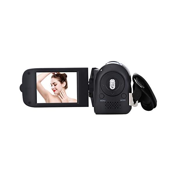 VBESTLIFE Full HD 270 ° Rotation 720P 16X High Definition Digital Camcorder Video DV Kamera(schwarz) – Bild 6