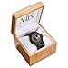 Maui Kool Wooden Watch Lahaina Collection For Men Women Unisex Analog Wood Watch Bamboo Gift Box (4A - Black Sandalwood)