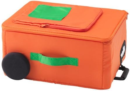 Ikea Flytbar maleta caja naranja 40x30x20 cm: Amazon.es: Hogar