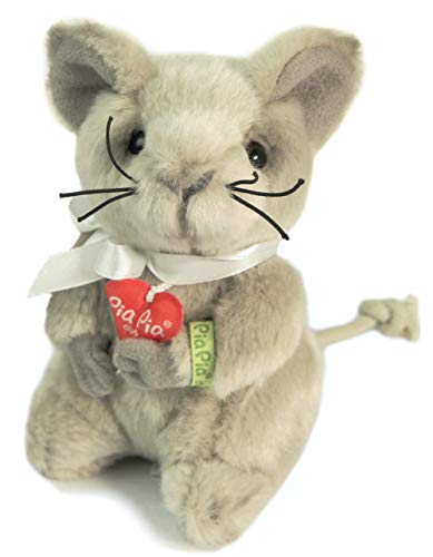 Maus grau ca. 13 cm Plüschtier Kuscheltier Stofftier Plüschmaus
