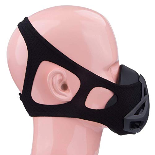 Lambow Workout Mask - High Altitude Elevation Simulation - for Gym, Cardio, Fitness, Running, Endurance and HIIT Training (sdvds) - Thumbnail 4