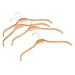 RoyalHanger Wooden Hangers 10-Pack, Coat Hangers Clothes Wood Hangers with Soft Non-Slip Stripes, Natural Finish