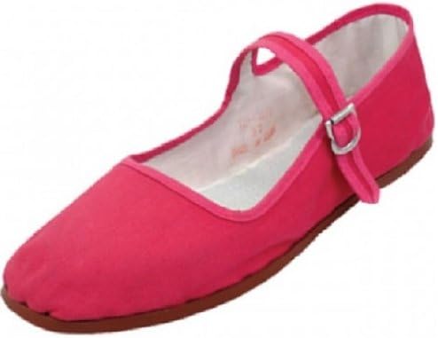 Shoes 18 Womens Cotton China Doll Mary Jane Shoes Ballerina Ballet Flats Shoes