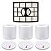 Artraise for Shark Rotator Vacuum Filter Replacement, Powered Lift Away AZ1002 NV650 NV650W NV651 NV652 NV750 NV750W NV751 NV752 AX950 AX950 AX951 AX952 Cleaner Filters, Replaces Parts XFF650 & XHF650