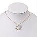 Cafurty New Chic Crystal Charm Mom & Baby Elephants Pendant Necklace Mother's Day Gift
