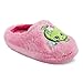 Shopkins Girls Plush House Slipper (2-3 M US Little Kid, Light Pink-Green Apple)