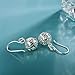 SA SILVERAGE Sterling Silver Dangle Earrings Hollow Filigree Ball Earrings Round Drop Earrings Women's