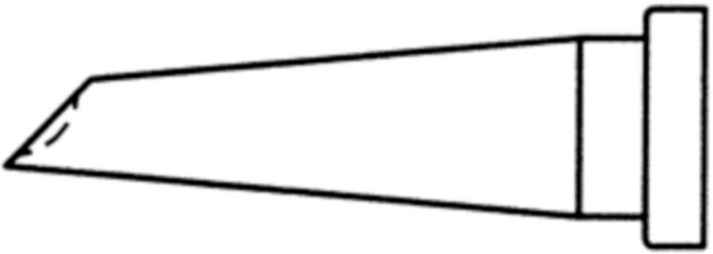 Soldering Tip Soldering Tip with Solder Reservoir Tip 45° 3.2 mm