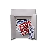 Flipside Project Board Kit with Black Letters and Titles, 36 x 48 Inches, White