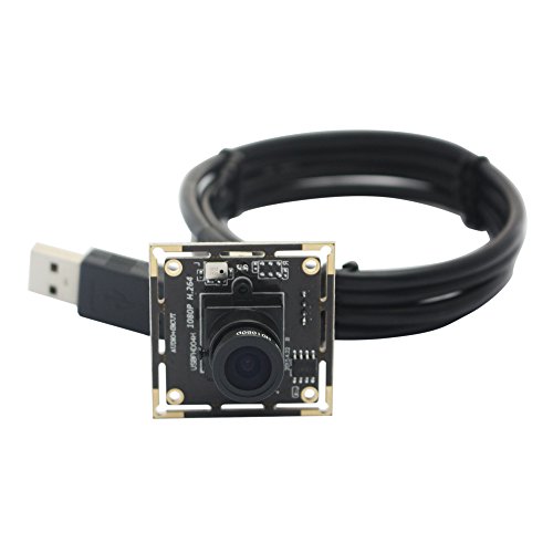ELP 2.8mm lens Raspberry Pi 1080P H.264 microphone PC Web usb security camera