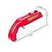 EBINGMIMA 2 Pack Creative Bottle Opener Beer Drink Bottle Cap Gun Openers Launcher Shooter for Home Bar Party Drinking Game (Red and Grey)