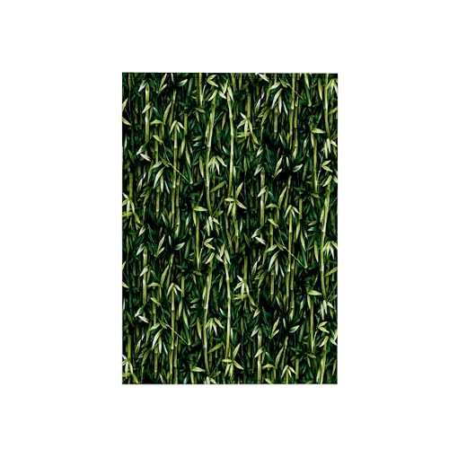 3D Rose TWL_210562_1 Print of Green Bamboo Plants, 15" x 22"