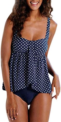 Homeparty Swimming Tankini Padded Swimsuit Women Monokini Push Up Bikini Sets Swimwear